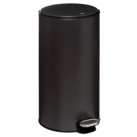 5Five Poubelle à pédale rond Delta 30L