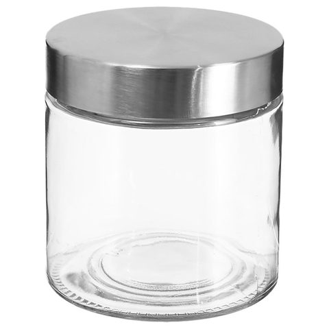 5Five Bocal couvercle en inox 750ml Nixo en verre