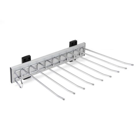 Emuca Porte-pantalons Self à montage latéral pour armoire, Gauche
