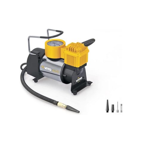 Vito Compresseur portable 140W 10 bar 115PSI Multi fonctions 35L/min Accessoires et Sac