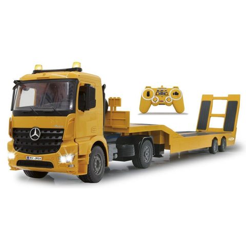 Jamara Camion À Plateforme Télécommandé Mercedesbenz Arocs 2,4ghz 1:20