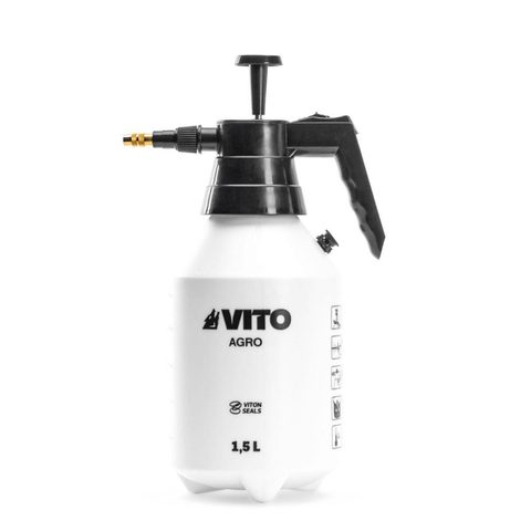 Vito Pulvérisateur à main 1.5L spécial Produits Agressifs Jardin - Pulvérisateur à Pression