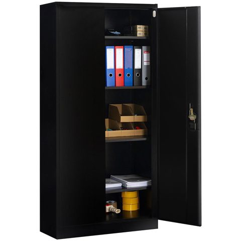 Id Market Armoire métallique 80 cm 5 niveaux