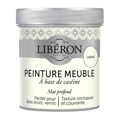 Liberon Peinture meuble et boiserie Caséine crème mat 0.5 l