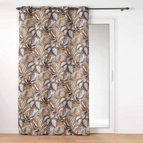 Douceur d'Intérieur Rideau à œillets imprimé cabana 140x260cm