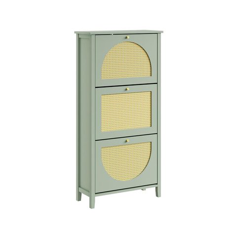 Sobuy Armoire à Chaussures Vert 62x25x121cm FSR222-GR