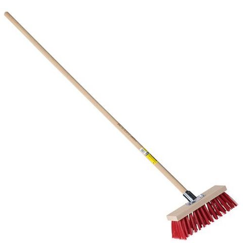 Outils Perrin Balai cantonnier plastique manche 150 cm bois PEFC