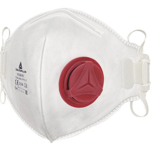 Delta Plus Masque respiratoire pliable jetable FFP3+valve VENI M1300VBC