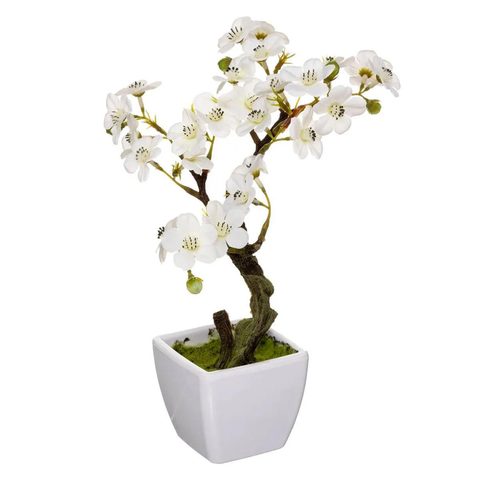 Atmosphera Plante Artificielle en Pot Cerisier 26cm