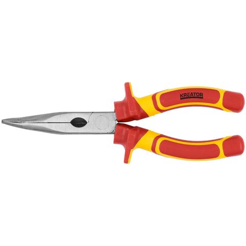 Kreator Pince isolée à bec long coudé 200mm