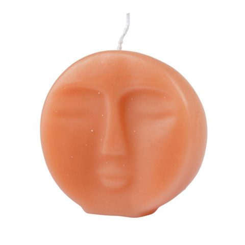 Homea Bougie Déco Visage Arty 9cm Blush