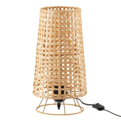 J-line Lampe à Poser en Rotin Léna 36cm