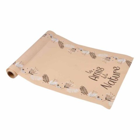 Homea Chemin de Table Déco Amis Nature 28cmx5m