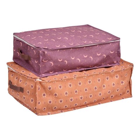 Atmosphera Kids Lot de 2 Housses de Rangement Nomade Zippy 60cm