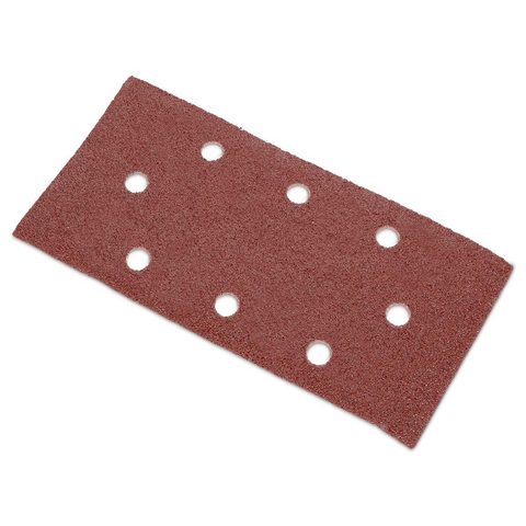 Kreator Lot de 5 patins auto-agrippants perforés (oval) - grain 80 - 93 x 187 mm