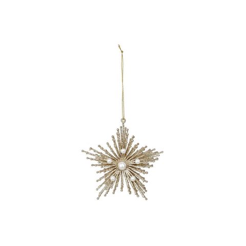 Feeric Light & Christmas Suspension de noël étoile galaxy paillettées doré