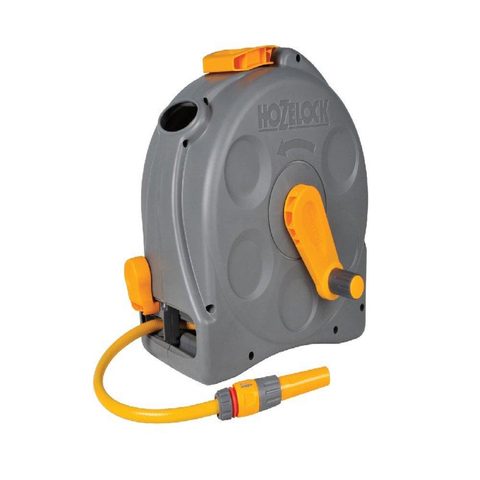 Hozelock Dévidoir mural compact équipé avec tuyau d'arrosage 25 m