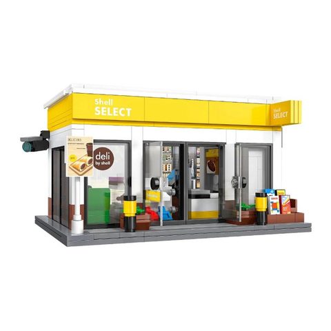 Jamara Station-service Briques Cada Shell Select 303 Pièces Multicolor Autres