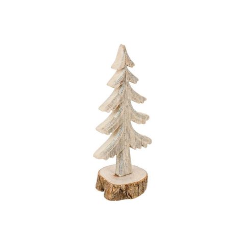 Feeric Light & Christmas Sapin de Noël sur Buche Cocon 27cm