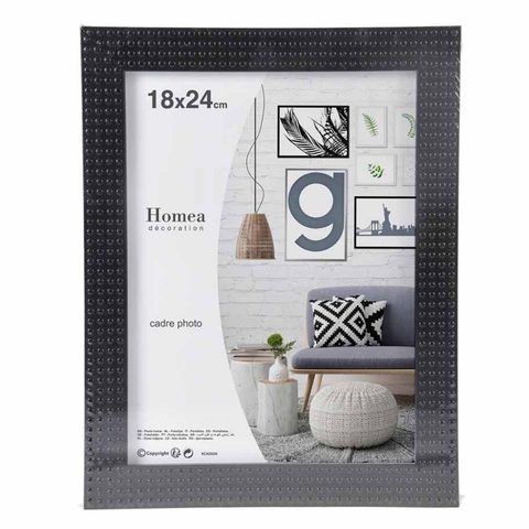 Homea Cadre Photo Déco Esprit Matière 18x24cm