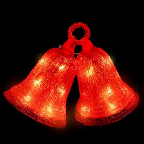 Feeric Light & Christmas Décoration Lumineuse Extérieur Cloches 27cm