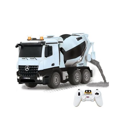 Jamara Voiture Télécommandée Camion Malaxeur Mercedes-benz Arocs Liebherr 1:20