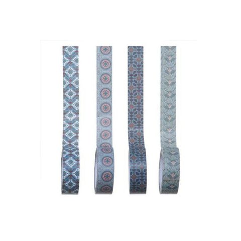Stick'n Look Lot de 4 Rubans Masking Tape House 5M