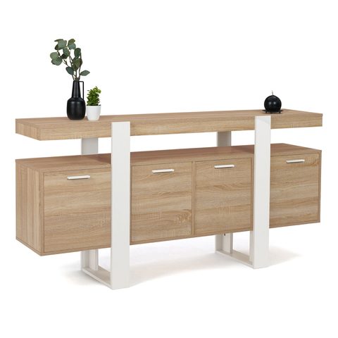 Id Market Buffet 160 cm phoenix xxl 4 portes bois