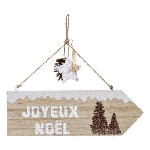Feeric Light & Christmas Pancarte Murale Joyeux Noël Glacé 31cm