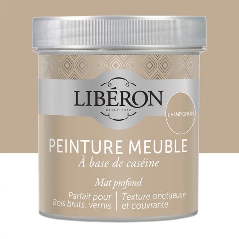 Liberon Peinture meuble et boiserie Caséine champignon mat 0.5 l