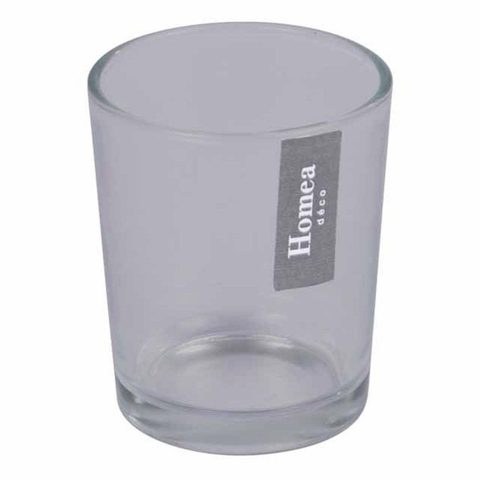 Homea Photophore en Verre Fumé Glass 6cm