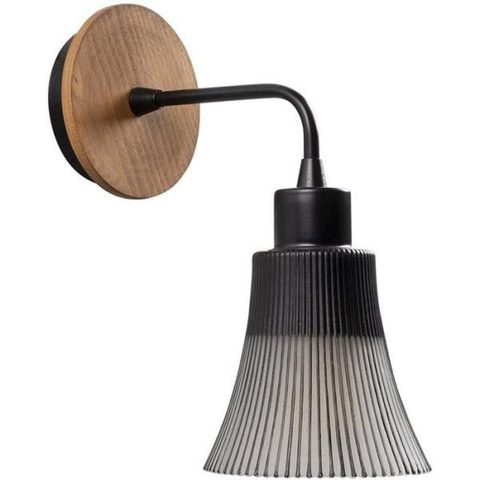 Market24 Applique murale Black - Métal - Moderne - Raffinée