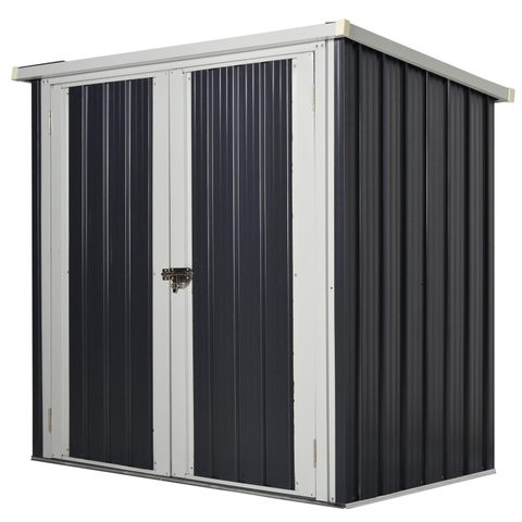 Outsunny Abri de jardin - remise pour outils - abri vélo - abri poubelle - 2 portes verrouillables - dim. 147L x 86l x 134H cm - tôle d'acier