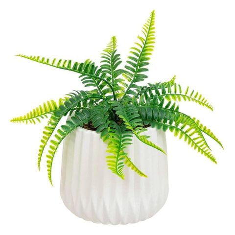 Atmosphera Plante Artificielle en Pot Fougère 33cm