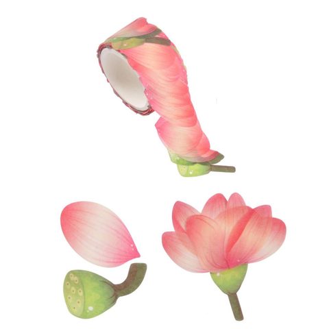 Homea Ruban Masking Tape 200 Pétales Tulipes 3cm