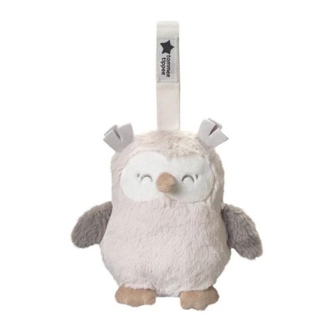 Tommee Tippee Mini Peluche - Ollie La Chouette - Aide Au Sommeil Nomade - 6 Sons - Rechargeable Par Usb - Lavable En Machine