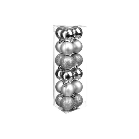 Feeric Light & Christmas Lot de 18 Boules de Noël Colorama 3cm
