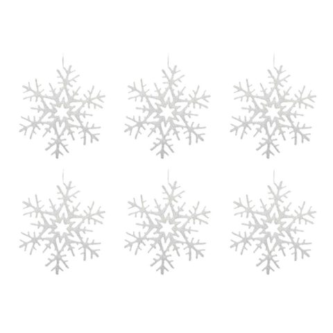 Feeric Light & Christmas Décoration de Noël 6 Flocons Polaire 20cm