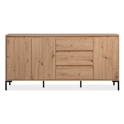 Concept Usine Buffet en bois avec placards et tiroirs NAVI