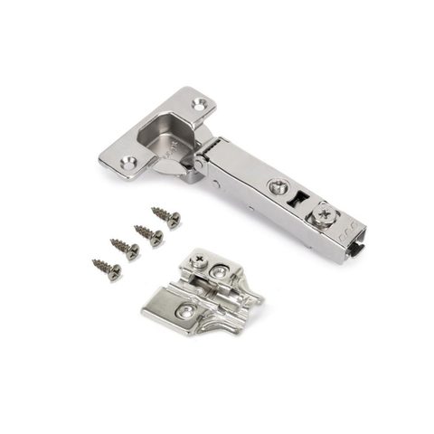 Emuca Lot de 20 charnières X92 charnières à ouverture de 105 degrés - fermeture amortie - Diamètre 5x9.5mm