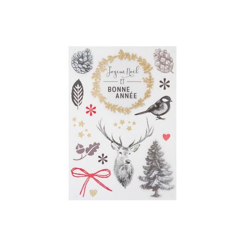 Feeric Light & Christmas Décoration pour Vitres Sticker Pop 41cm