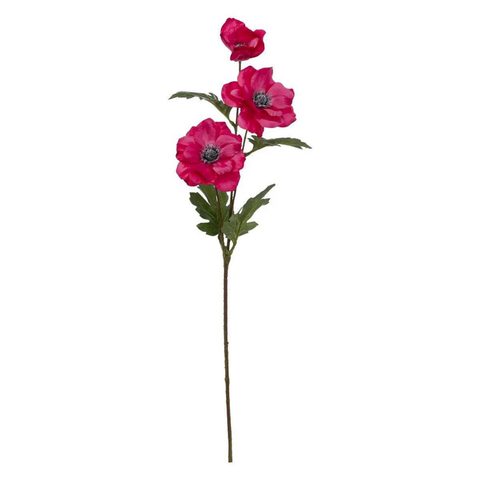 Atmosphera Fleur Artificielle 3 Anémones 69cm