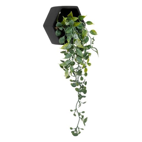 Atmosphera Plante Artificielle à Suspendre Ayame 45cm