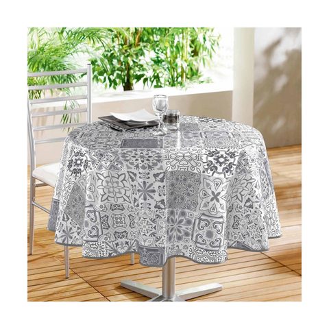 Douceur d'Intérieur Nappe ronde toile cirée persane 160cm