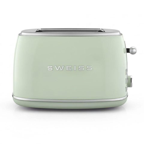 Sweiss Grille pain vintage 2 fentes - GRS7 - 850 W - Thermostat réglable