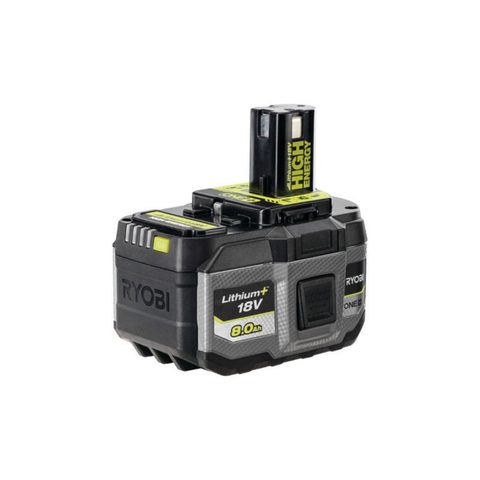 Ryobi Batterie Lithium+ High Energy - RB1880TG - 18V - Capacité 8 0Ah