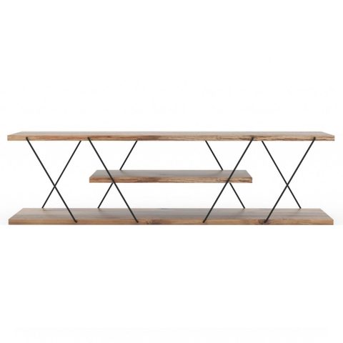 Concept Usine Meuble tv design avec étagère HAMAR