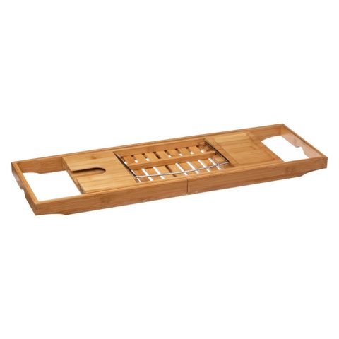 5Five Pont de baignoire extensible l.70/105 x P.22,1 cm bambou