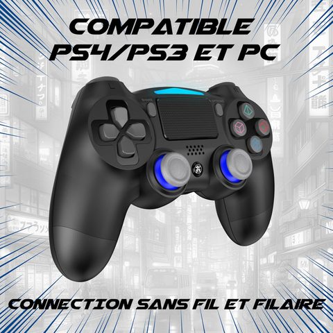Akuma MANETTE SANS FIL ISEKAI P01 POUR PS4 / PS3 / PC