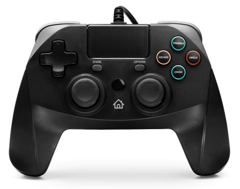 Snakebyte Manette filaire Pad 4S pour PS4 3 mètres noire - Pad 4S - Filaire - Vibration - PS4